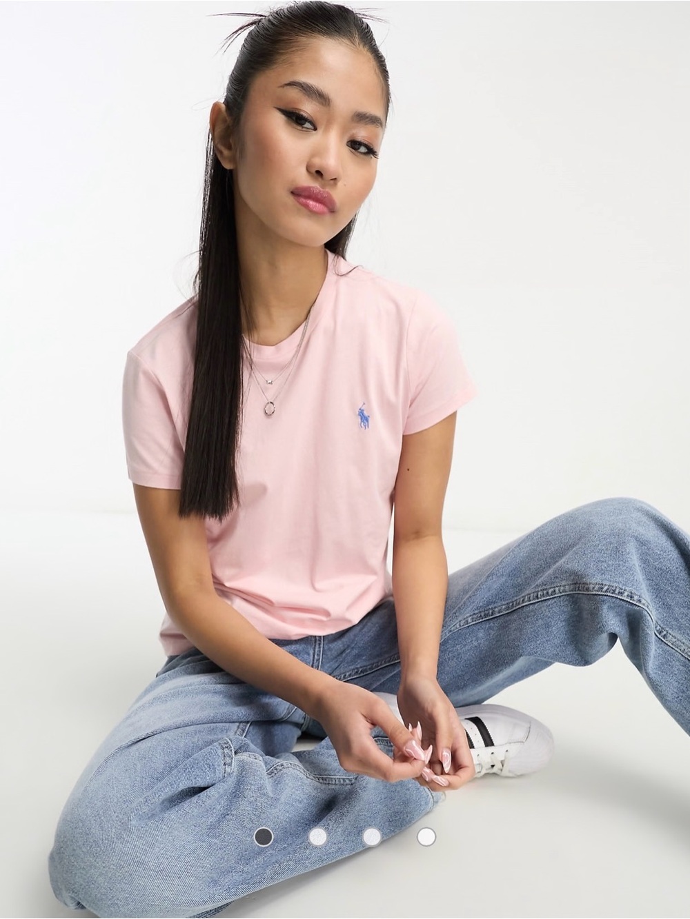 Polo Ralph Lauren Classic Fit Cotton Jersey Crewneck Tee Dusty Pink XL